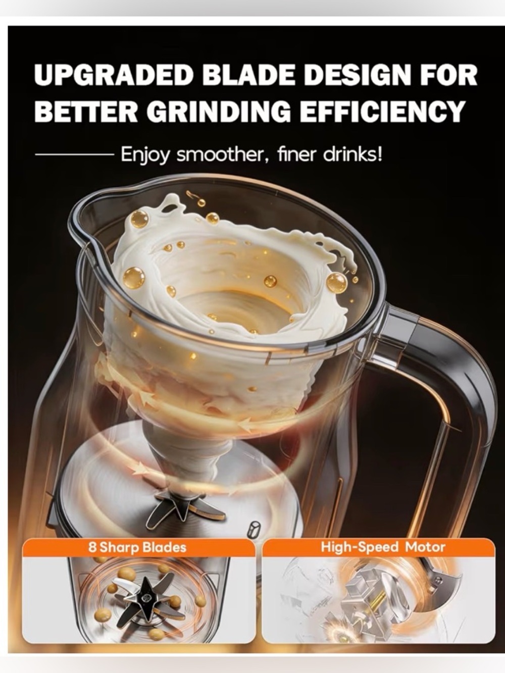 IntreLife Electric 34 oz Nut Milk Maker Machine, 8 in 1 - Picture 3 of 11